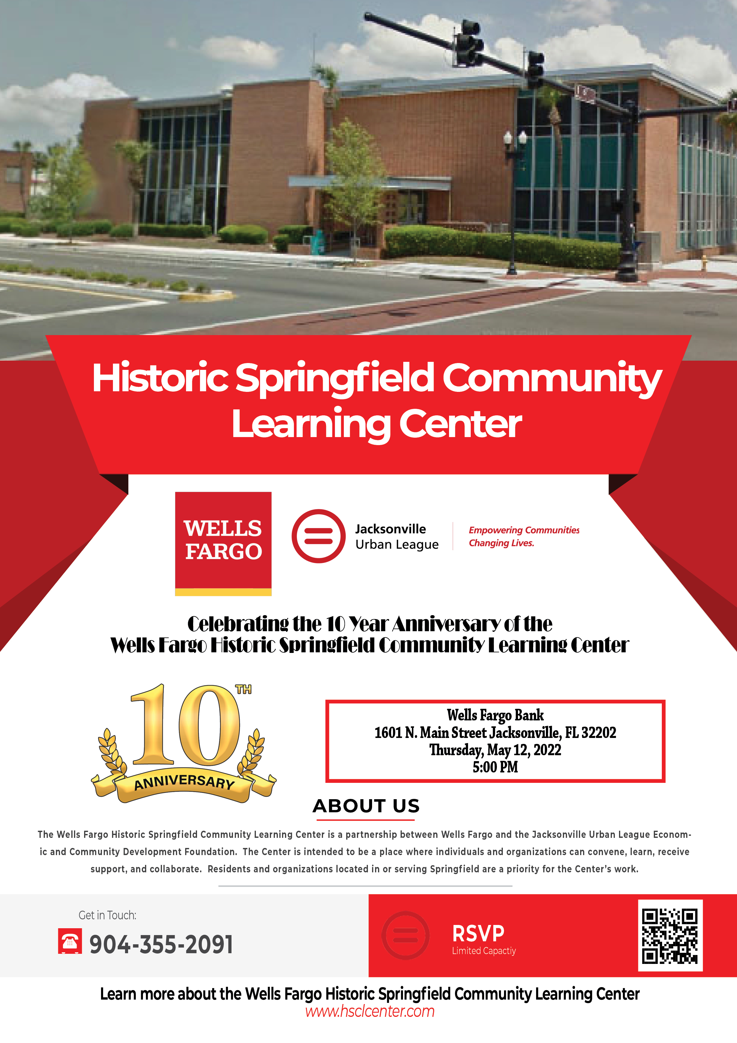 10 Year Anniversary of the Wells Fargo Historic Springfield Community ...